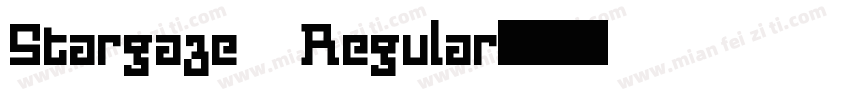 Stargaze Regular字体转换